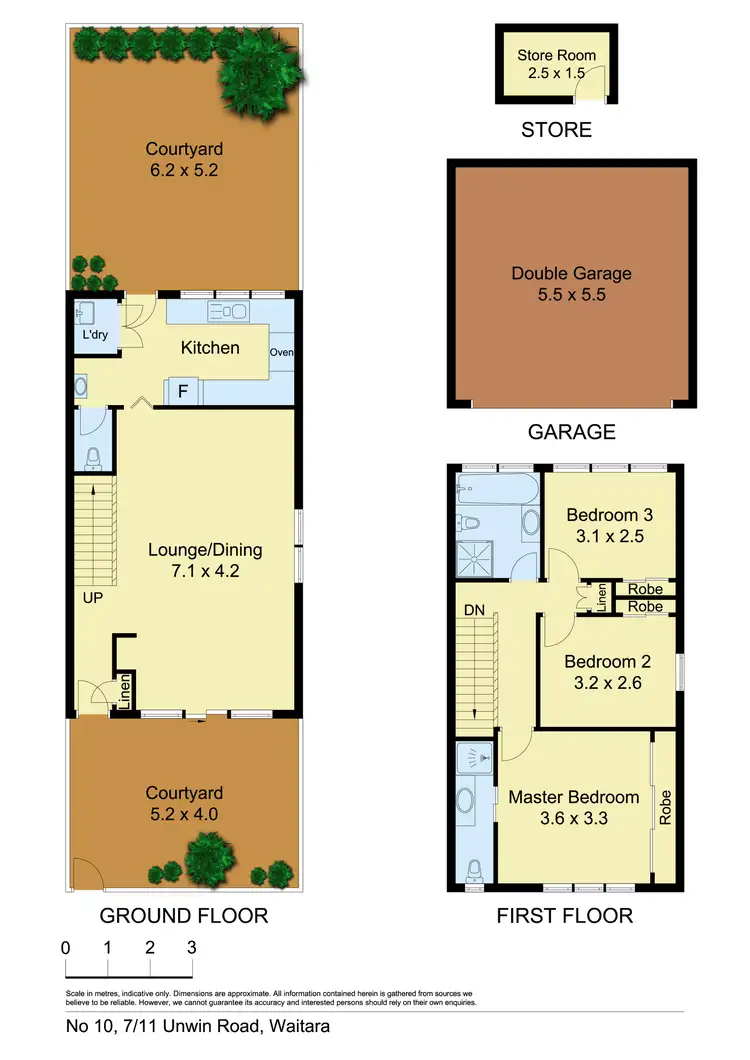 Floorplan of Homely townhouse listing, 10/7-11 Unwin Road, Waitara NSW 2077