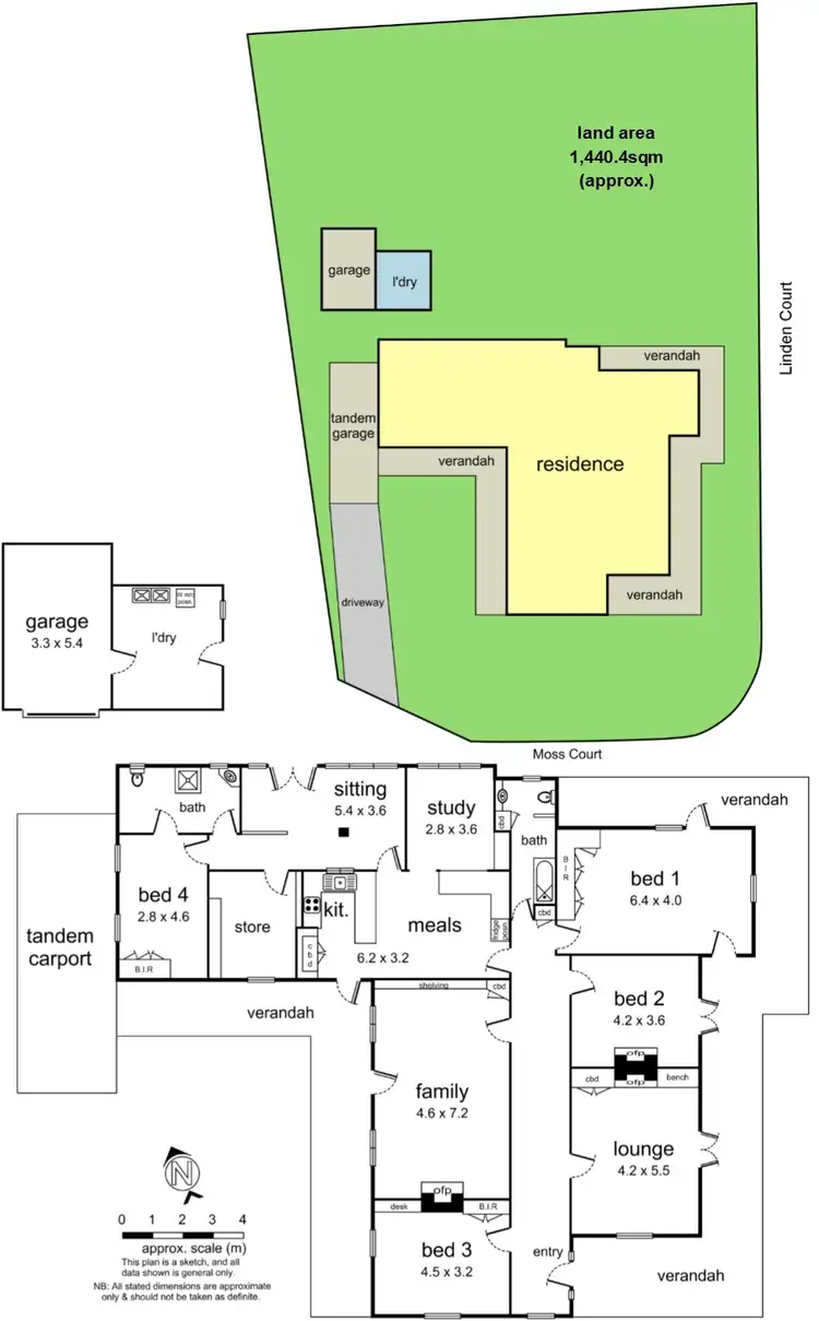 Floorplan of Homely house listing, 5 Moss Court, Croydon North VIC 3136