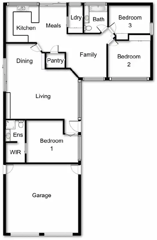 Floorplan of Homely house listing, 1 Backler Place, Weston Creek ACT 2611