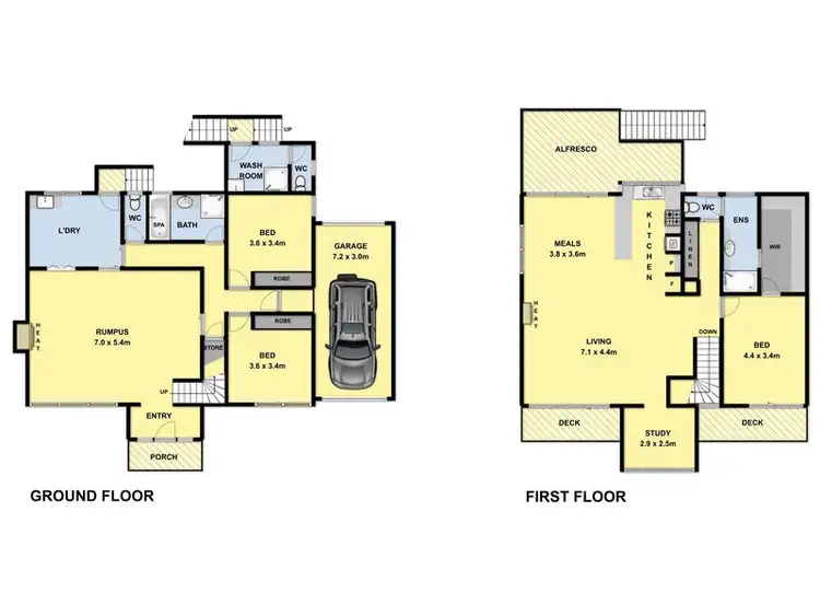 Floorplan of Homely house listing, 45 Elizabeth Street, Anglesea VIC 3230