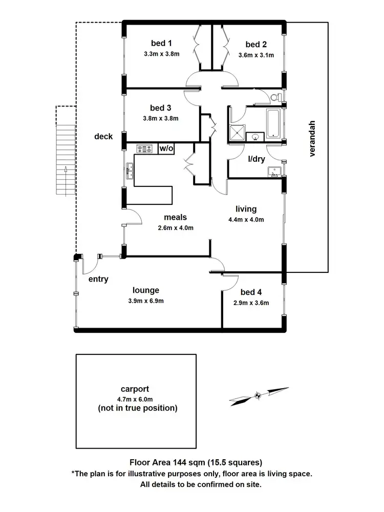Floorplan of Homely house listing, 59 Kaola Street, Belgrave VIC 3160