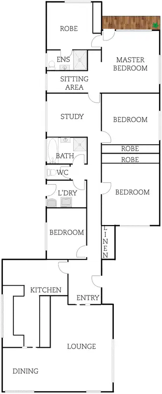Floorplan of Homely house listing, 235 Badimara Street, Fisher ACT 2611