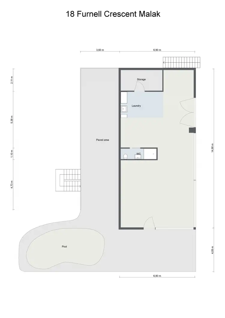 Floorplan of Homely house listing, 18 Furnell Crescent, Malak NT 812