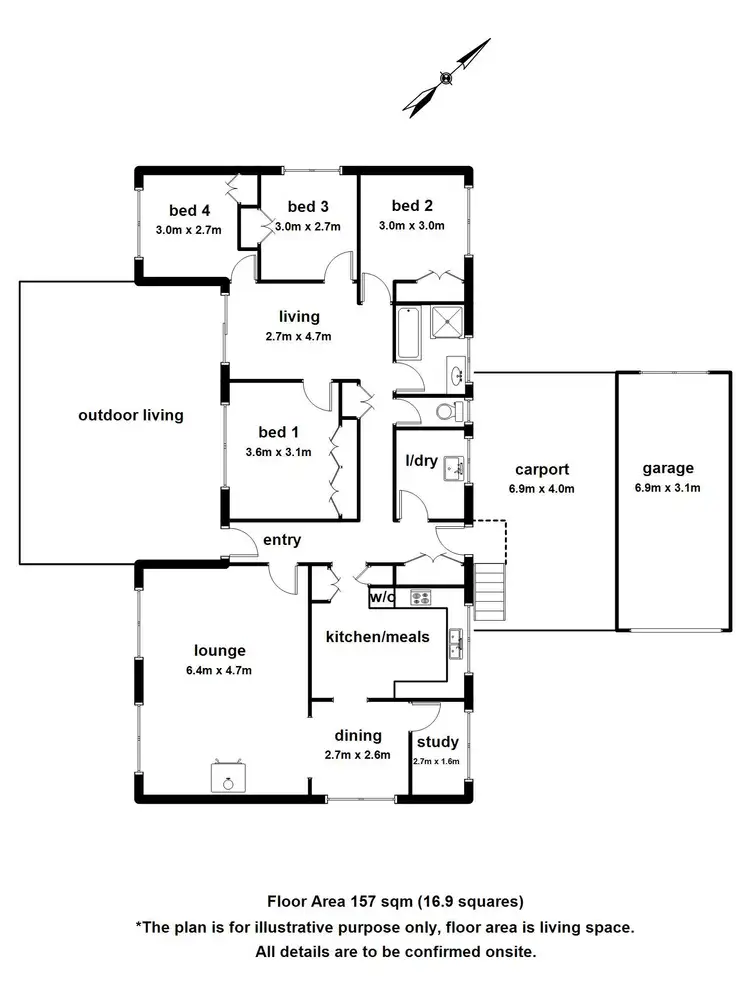 Floorplan of Homely house listing, 24 William Crescent, Woori Yallock VIC 3139