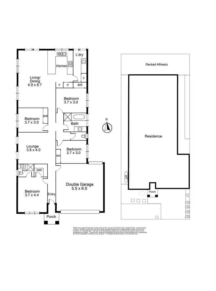 Floorplan of Homely house listing, 100 Waterview Drive, Mernda VIC 3754