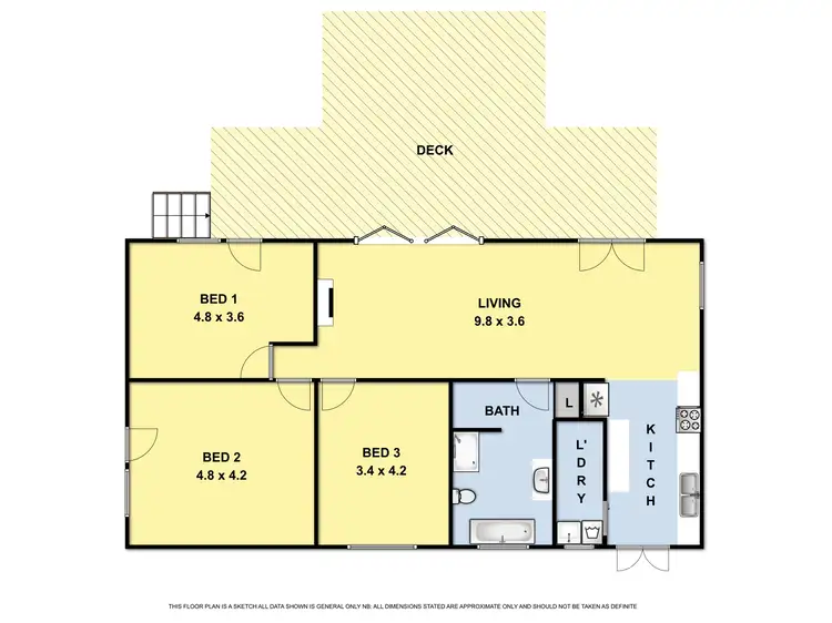 Floorplan of Homely house listing, 95 Locarno Road, Yandoit VIC 3461