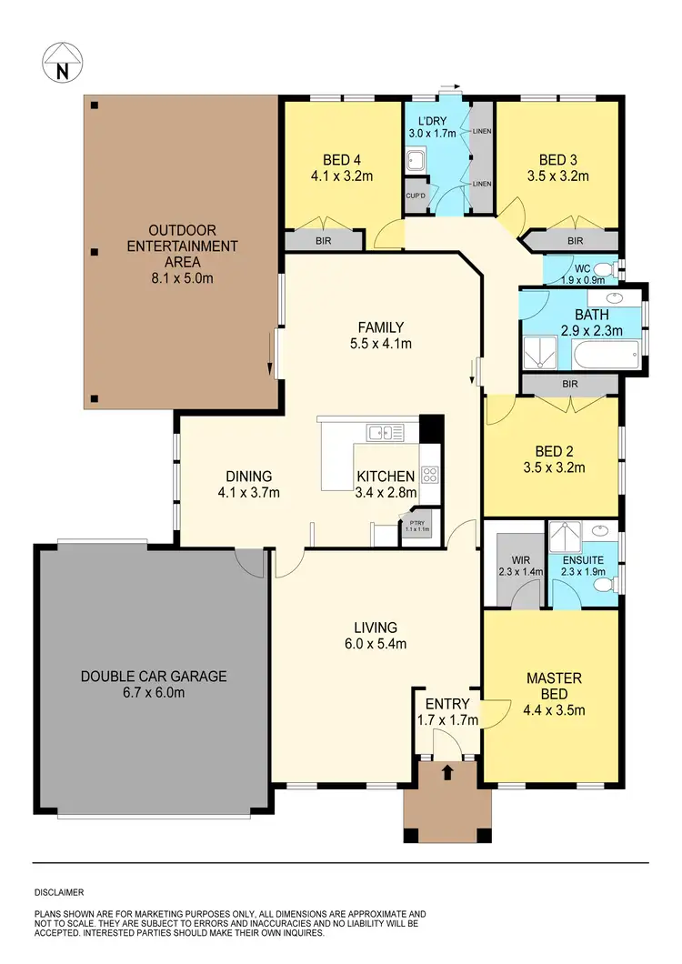 Floorplan of Homely house listing, 39 Delaney Drive, Miners Rest VIC 3352
