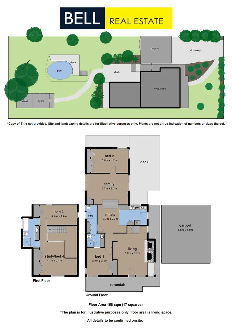 Floorplan of Homely house listing, 4 Belvedere Drive, Montrose VIC 3765