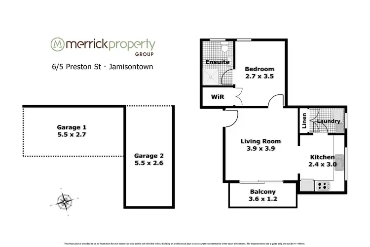 Floorplan of Homely unit listing, 6/5 Preston Street, Jamisontown NSW 2750