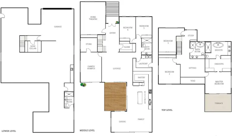 Floorplan of Homely house listing, 7 Langtree Crescent, Crace ACT 2911