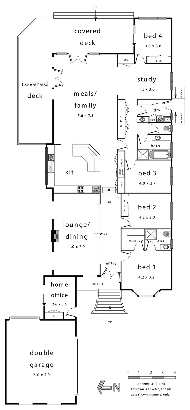 Floorplan of Homely house listing, 5 Omega Court, Mitcham VIC 3132