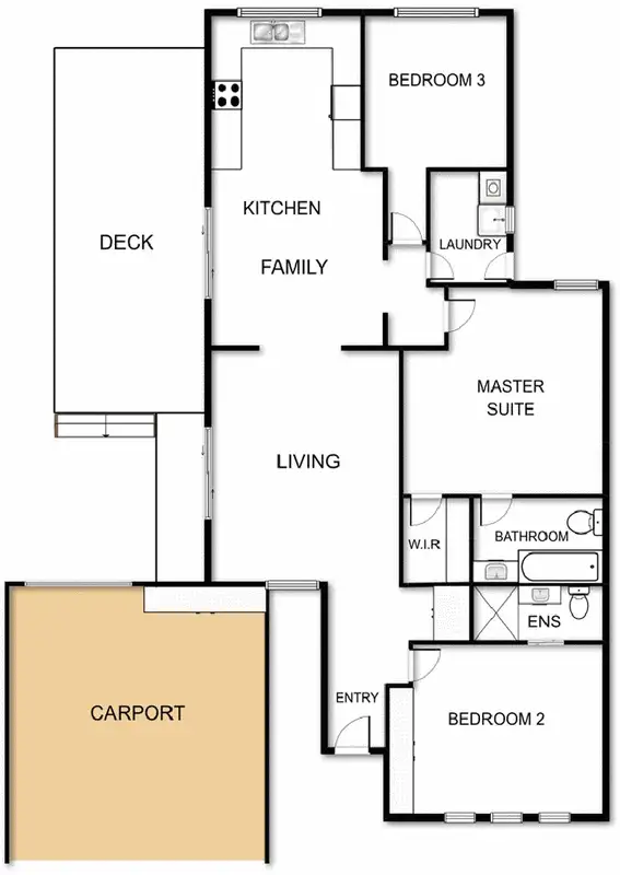 Floorplan of Homely house listing, 6 Le Souef Crescent, Florey ACT 2615