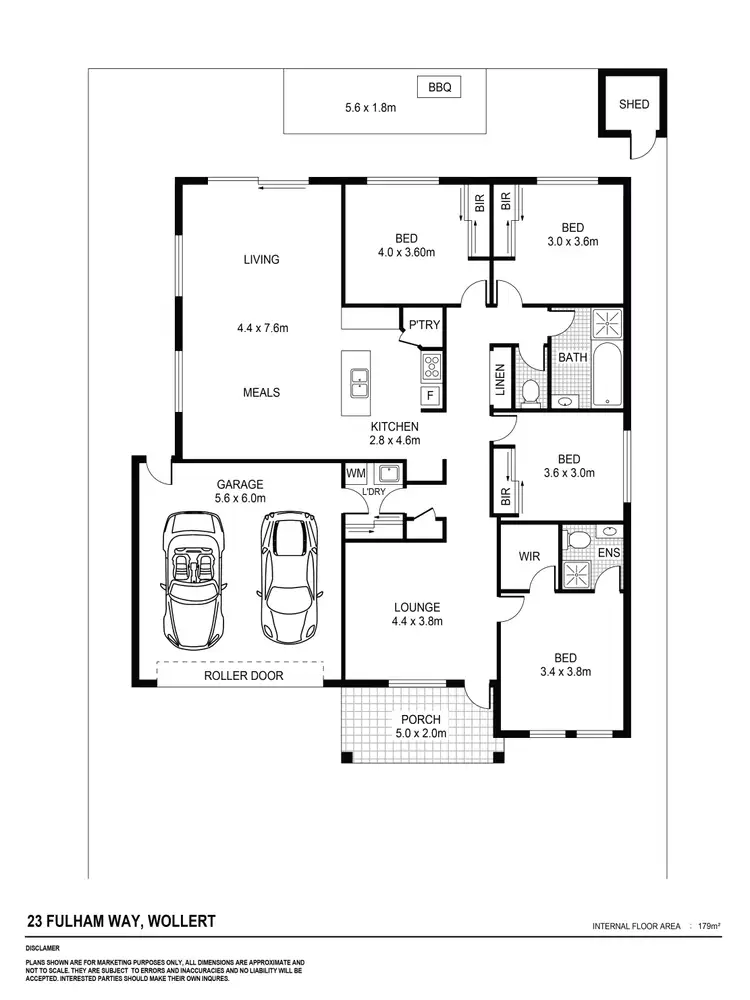 Floorplan of Homely house listing, 23 Fulham Way, Wollert VIC 3750