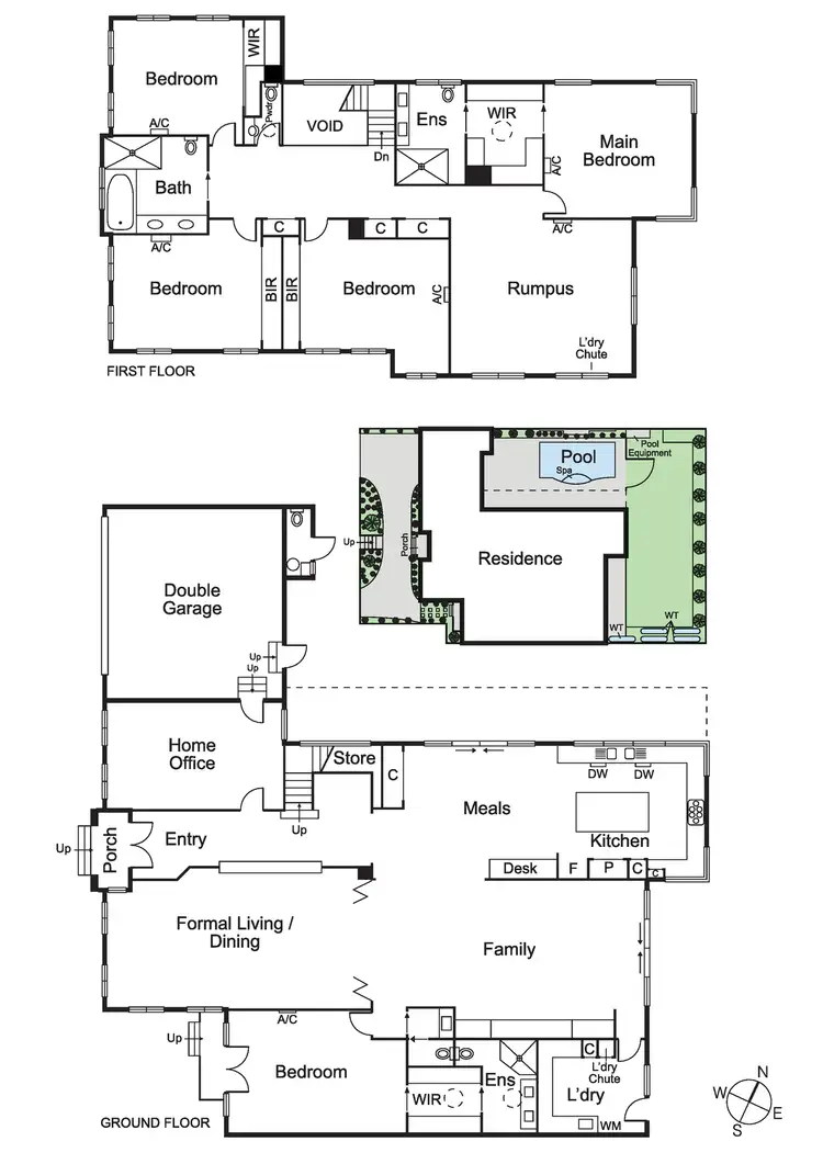 Floorplan of Homely house listing, 276 Orrong Road, Caulfield North VIC 3161