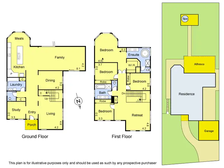 Floorplan of Homely house listing, 70 David Hockney Drive, Diamond Creek VIC 3089