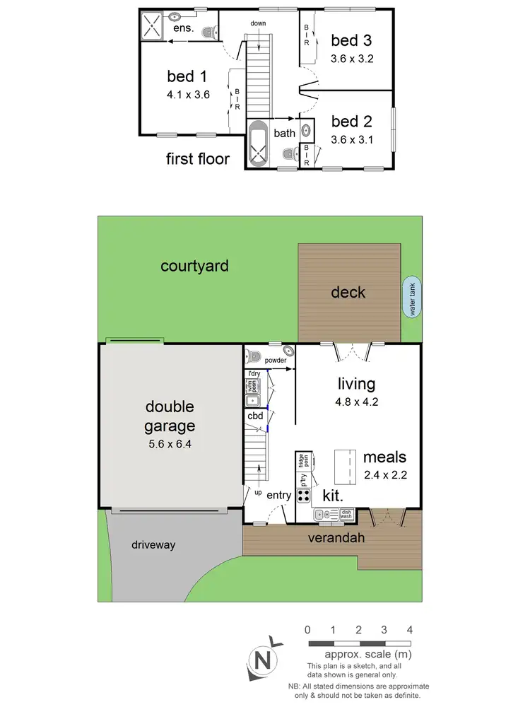 Floorplan of Homely townhouse listing, 2B Leawarra Drive, Heathmont VIC 3135