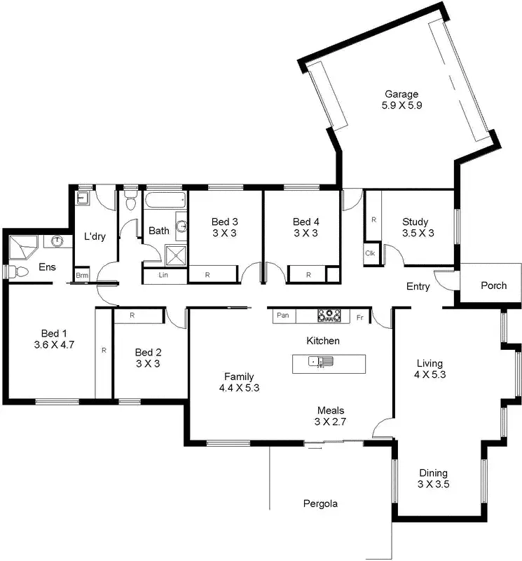 Floorplan of Homely house listing, Address available on request