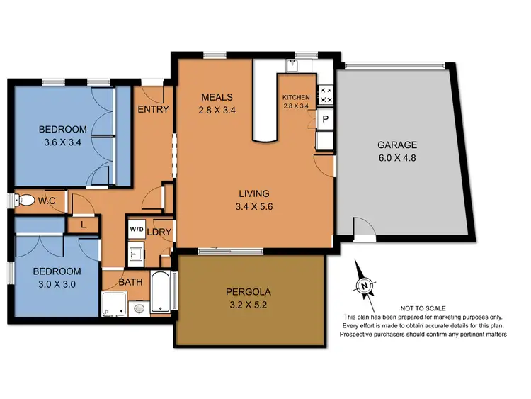 Floorplan of Homely unit listing, 2 Yarran Grove, Bayswater VIC 3153