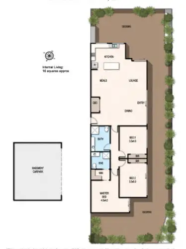 Floorplan of Homely apartment listing, 24/95-99 Edithvale Road, Edithvale VIC 3196