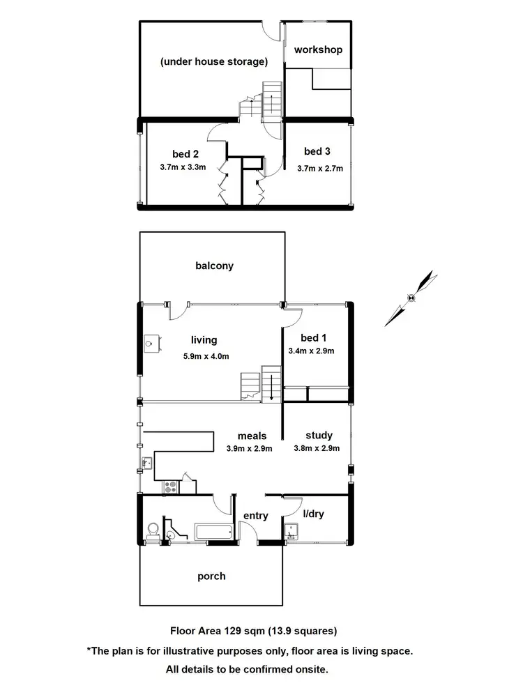 Floorplan of Homely house listing, 66 Temple Road, Selby VIC 3159