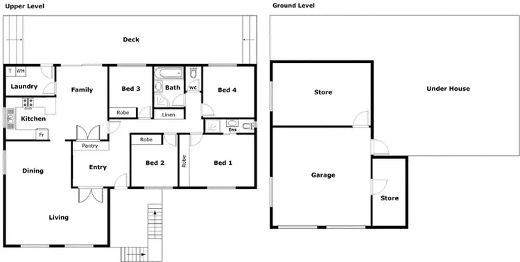 Floorplan of Homely house listing, 47 Fitzhardinge Crescent, Evatt ACT 2617