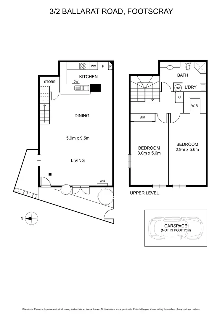 Floorplan of Homely unit listing, 3/2 Ballarat Road, Footscray VIC 3011