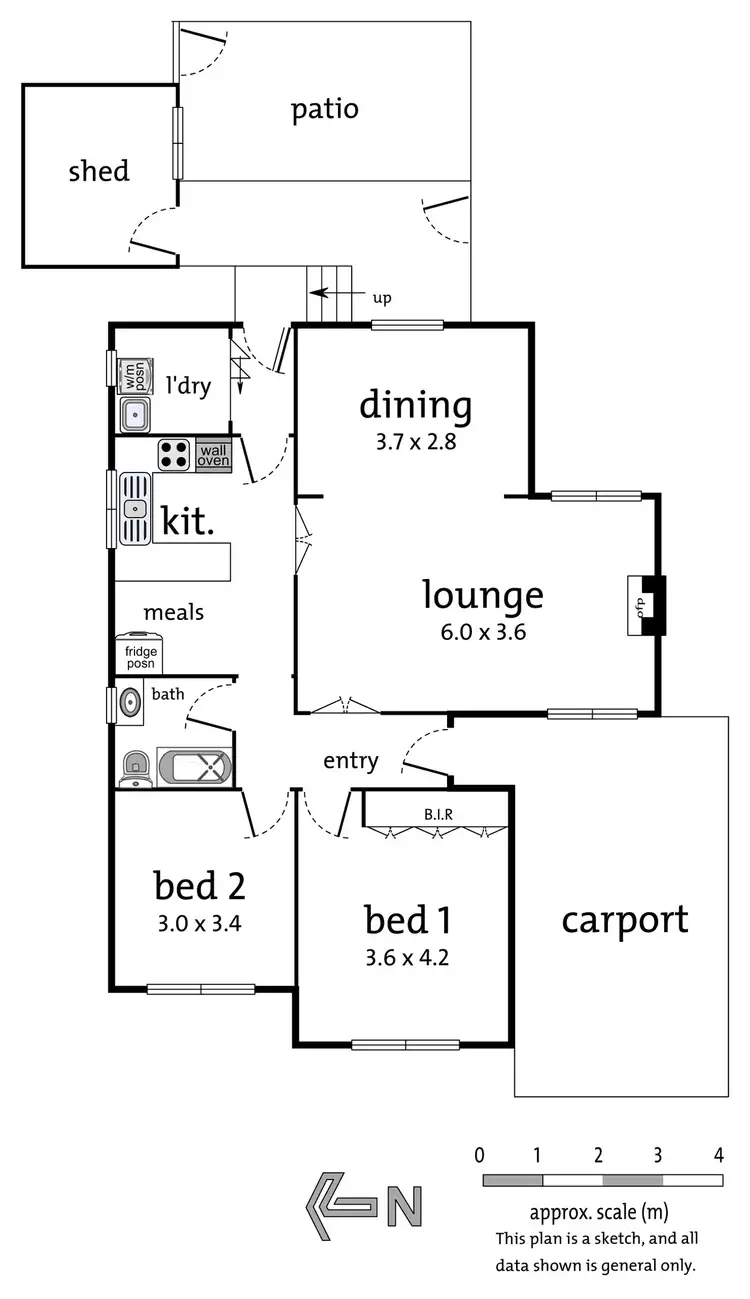 Floorplan of Homely house listing, 1/34 Sherbrook Avenue, Ringwood VIC 3134