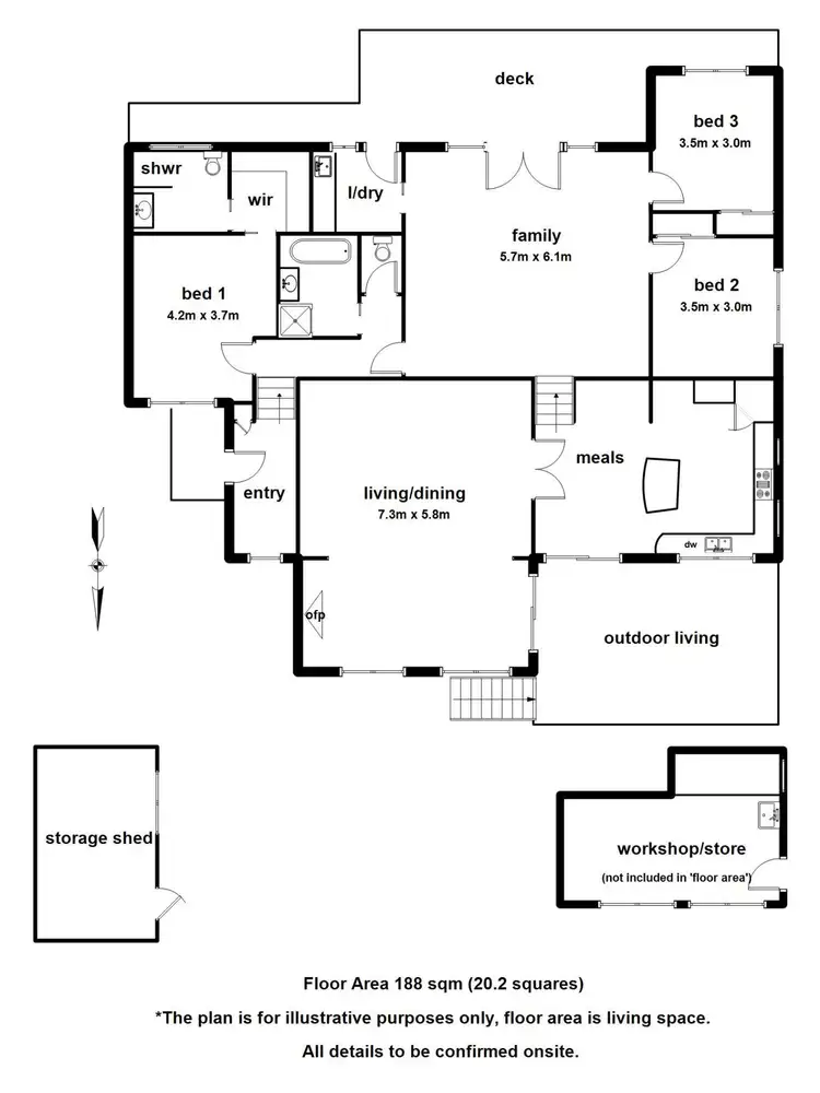Floorplan of Homely house listing, 62 Arbor Avenue, Belgrave VIC 3160
