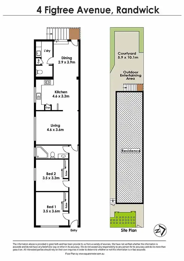 Floorplan of Homely house listing, 4 Figtree Avenue, Randwick NSW 2031