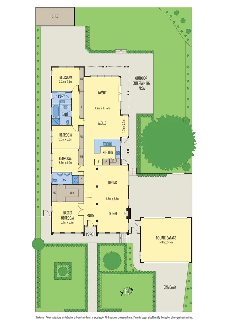 Floorplan of Homely house listing, 4 David Hockney Drive, Diamond Creek VIC 3089