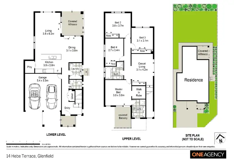 Floorplan of Homely house listing, 14 Hebe Terrace, Glenfield NSW 2167