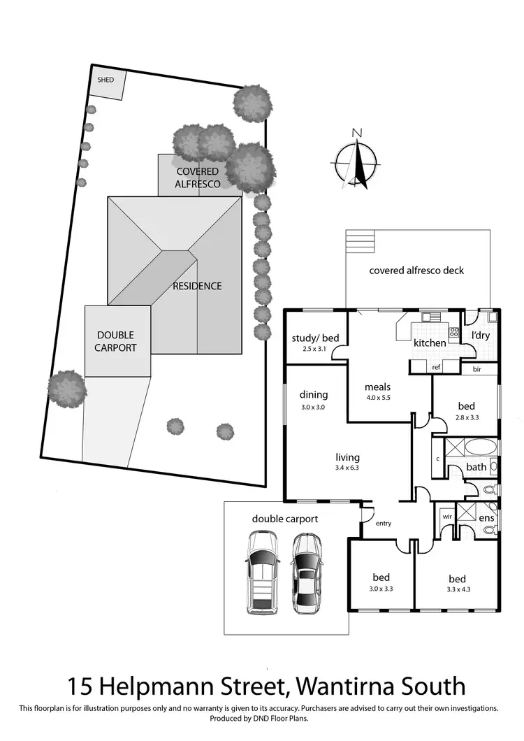Floorplan of Homely house listing, 15 Helpmann Street, Wantirna South VIC 3152