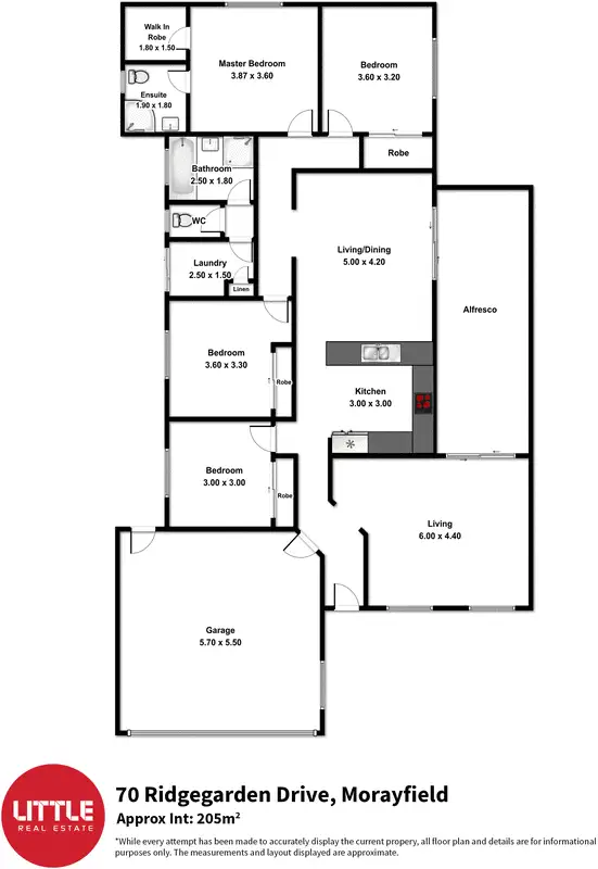 Floorplan of Homely house listing, 70 Ridgegarden Drive, Morayfield QLD 4506