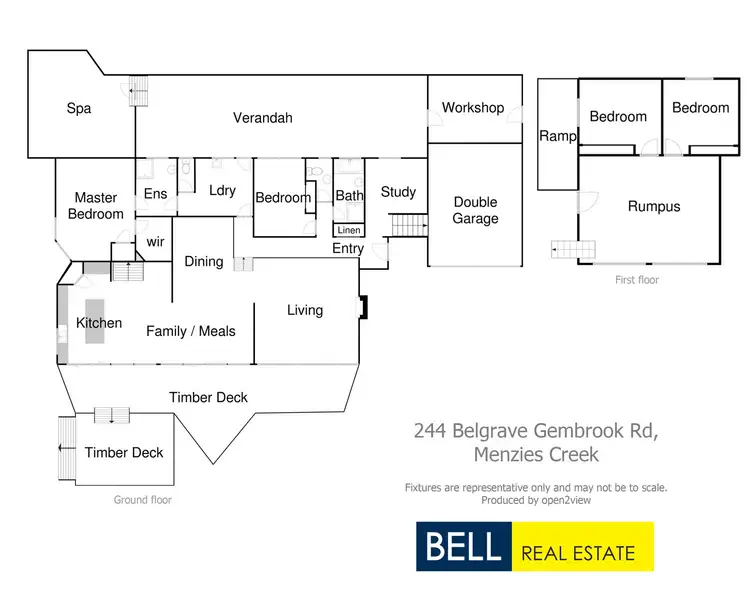 Floorplan of Homely house listing, 244 Belgrave-Gembrook Road, Menzies Creek VIC 3159