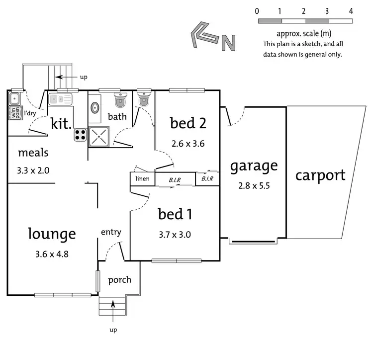 Floorplan of Homely unit listing, 4/63 Leeds Street, Doncaster East VIC 3109