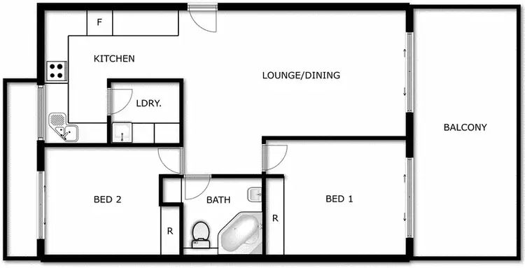 Floorplan of Homely unit listing, 47/19-25 Fawkner Street, Braddon ACT 2612