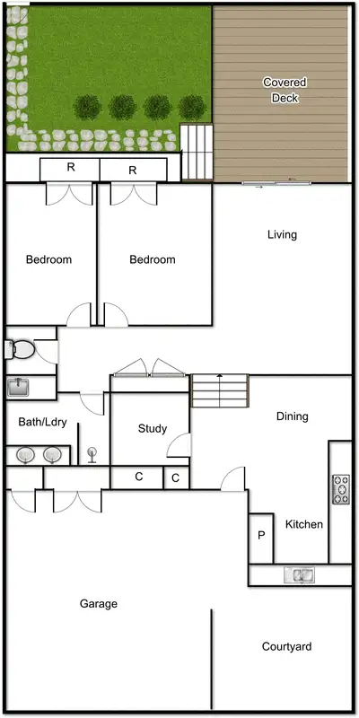 Floorplan of Homely townhouse listing, 27 Sulman Place, Phillip ACT 2606