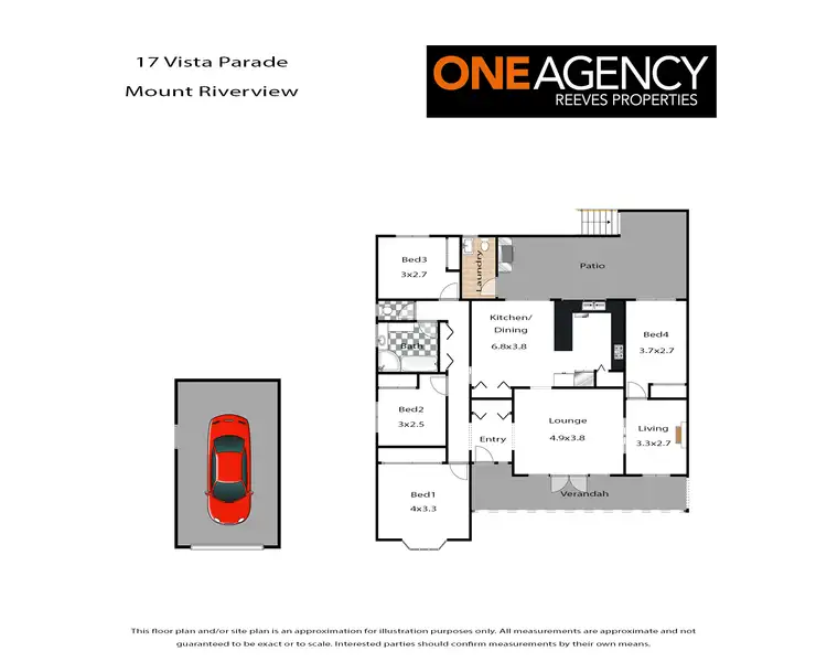 Floorplan of Homely house listing, 17 Vista Parade, Mount Riverview NSW 2774