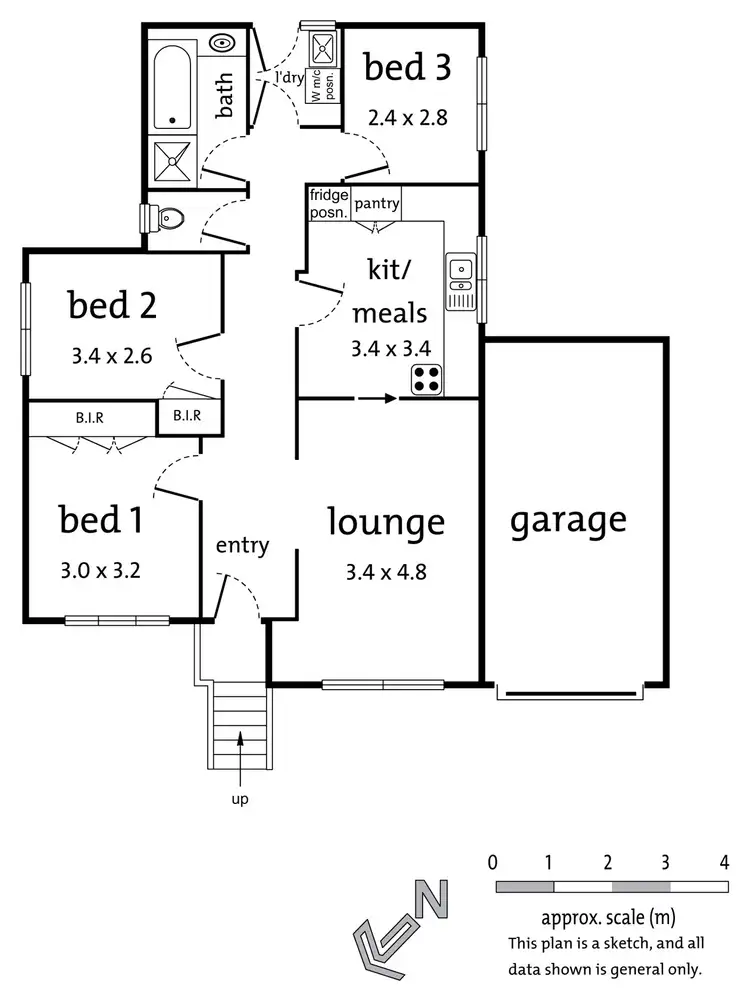 Floorplan of Homely unit listing, 2/104 Para Road, Montmorency VIC 3094