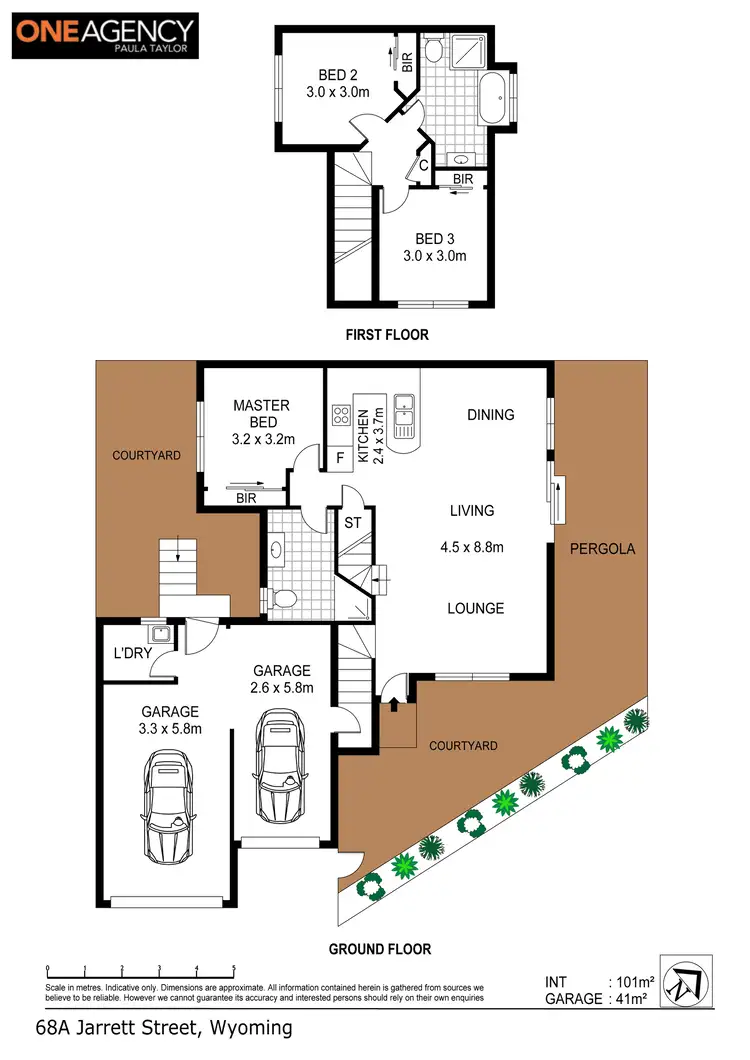Floorplan of Homely house listing, 68A Jarrett Street, Wyoming NSW 2250