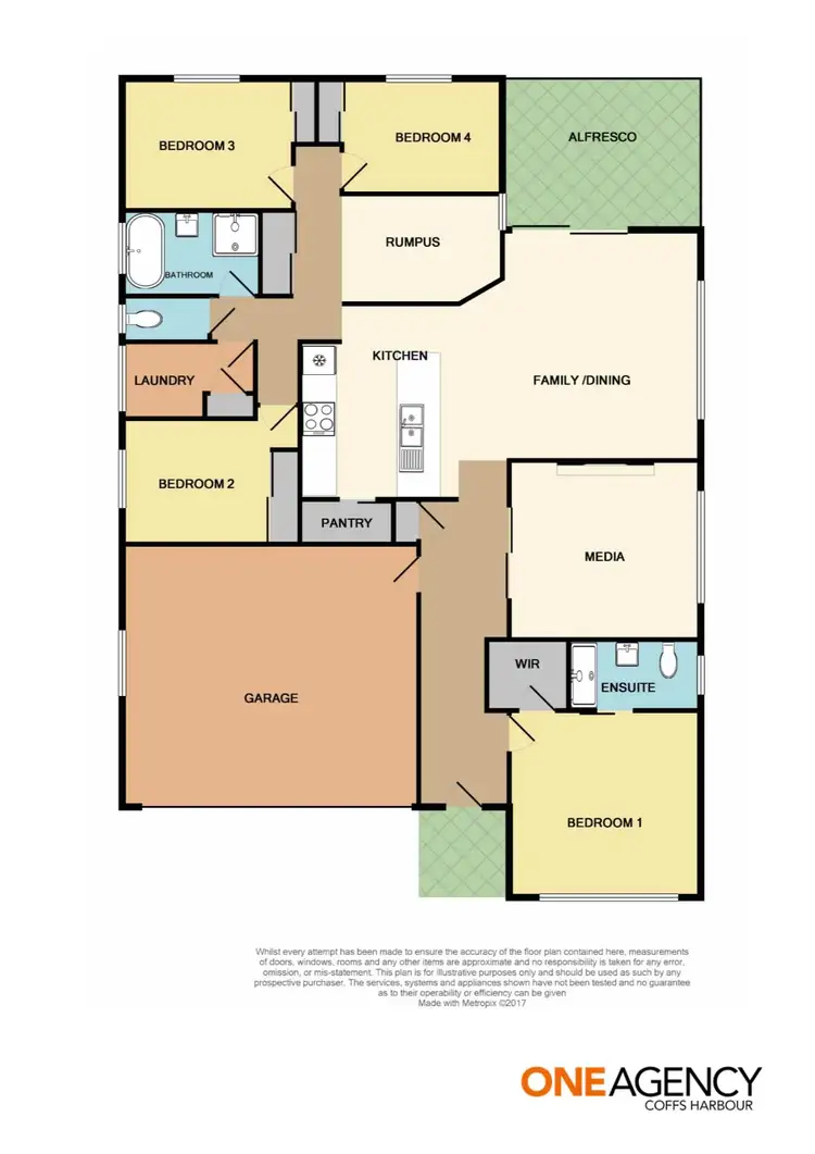 Floorplan of Homely house listing, 17 Rigoni Crescent, Coffs Harbour NSW 2450