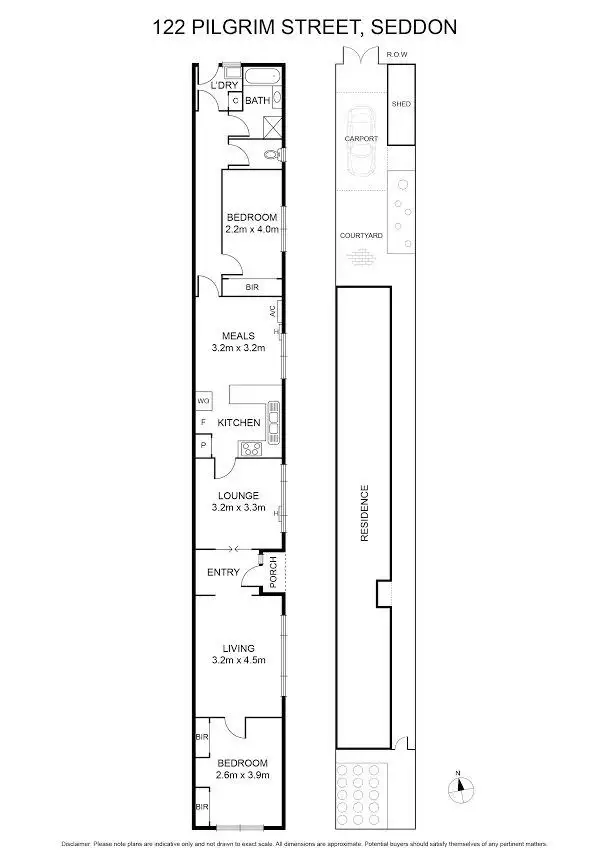 Floorplan of Homely house listing, 122 Pilgrim Street, Seddon VIC 3011