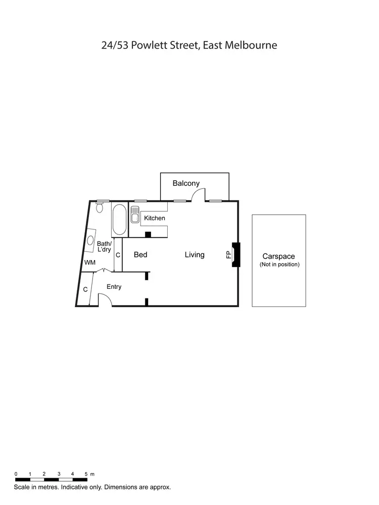 Floorplan of Homely unit listing, 24/53 Powlett Street, East Melbourne VIC 3002