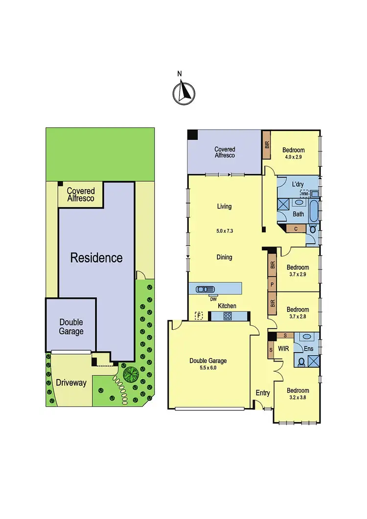 Floorplan of Homely house listing, 33 Escape Drive, Doreen VIC 3754