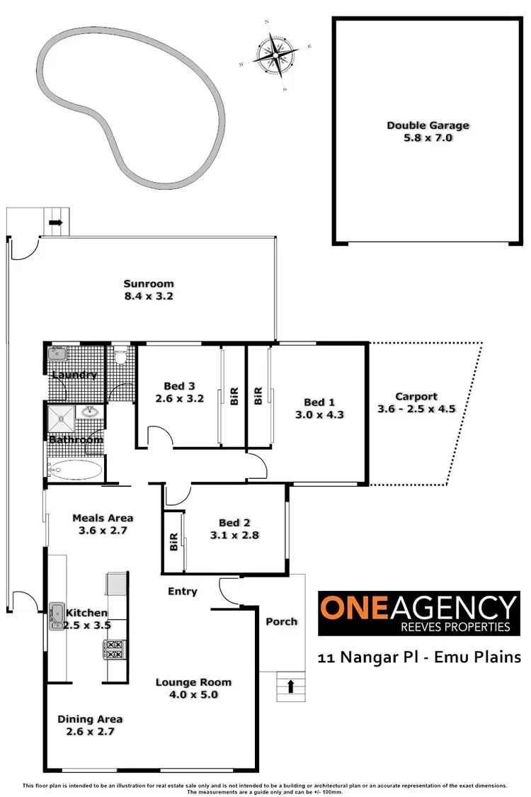 Floorplan of Homely house listing, 11 Nangar Place, Emu Plains NSW 2750