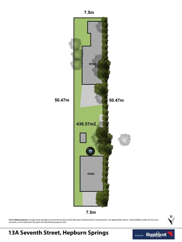 Floorplan of Homely land listing, 13A Seventh Street, Hepburn Springs VIC 3461