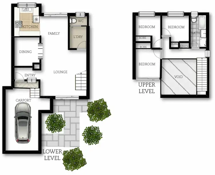 Floorplan of Homely townhouse listing, 4/8 Watling Place, Weston ACT 2611