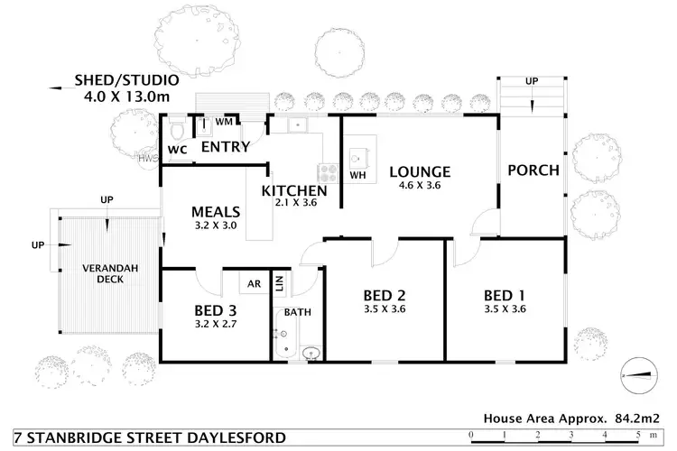 Floorplan of Homely house listing, 7 Stanbridge Street, Daylesford VIC 3460