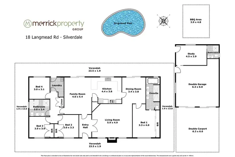 Floorplan of Homely rural property listing, 18 Langmead Road, Silverdale NSW 2752