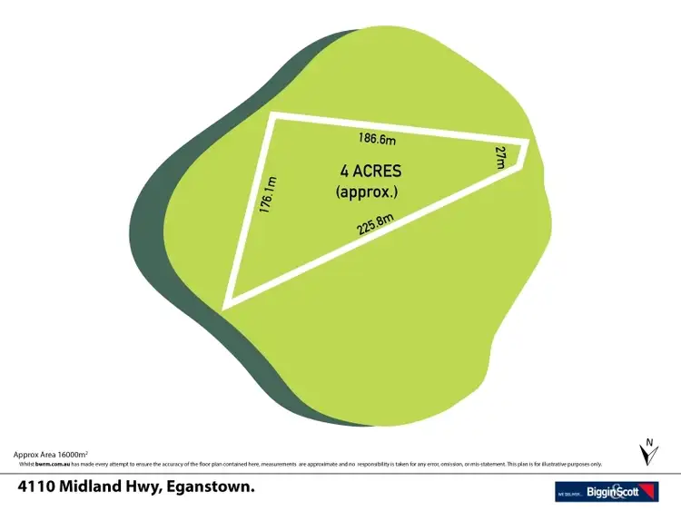 Floorplan of Homely land listing, 4110 Midland Highway, Daylesford VIC 3460